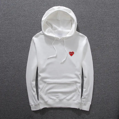 Heart Embroidery Hoodies for Men and Women