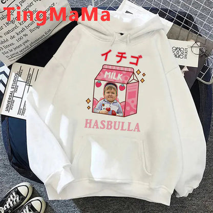 Kawaii Hasbulla Graphic Hoodies for Men and Women