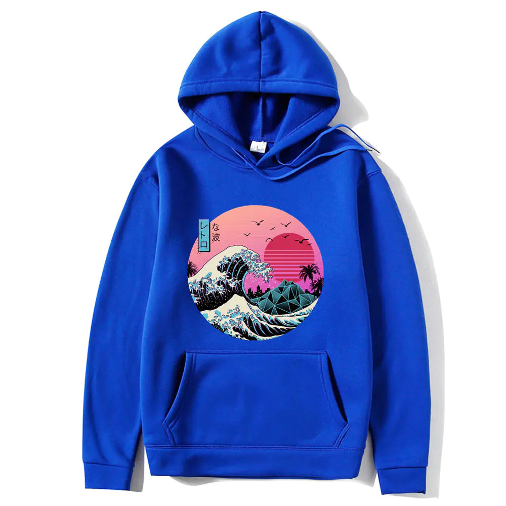 Japanese Anime Print Hoodies for Men and Women