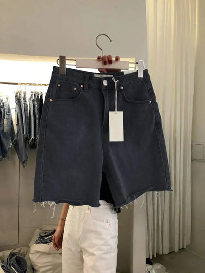 Loose Casual Women's Five-Point Denim Shorts