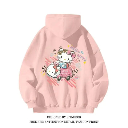 Hello Kitty Sanrio Hoodies for Boys and Girls, Y2K Style