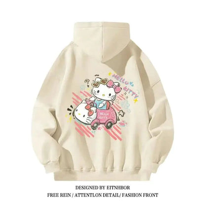Hello Kitty Sanrio Hoodies for Boys and Girls, Y2K Style