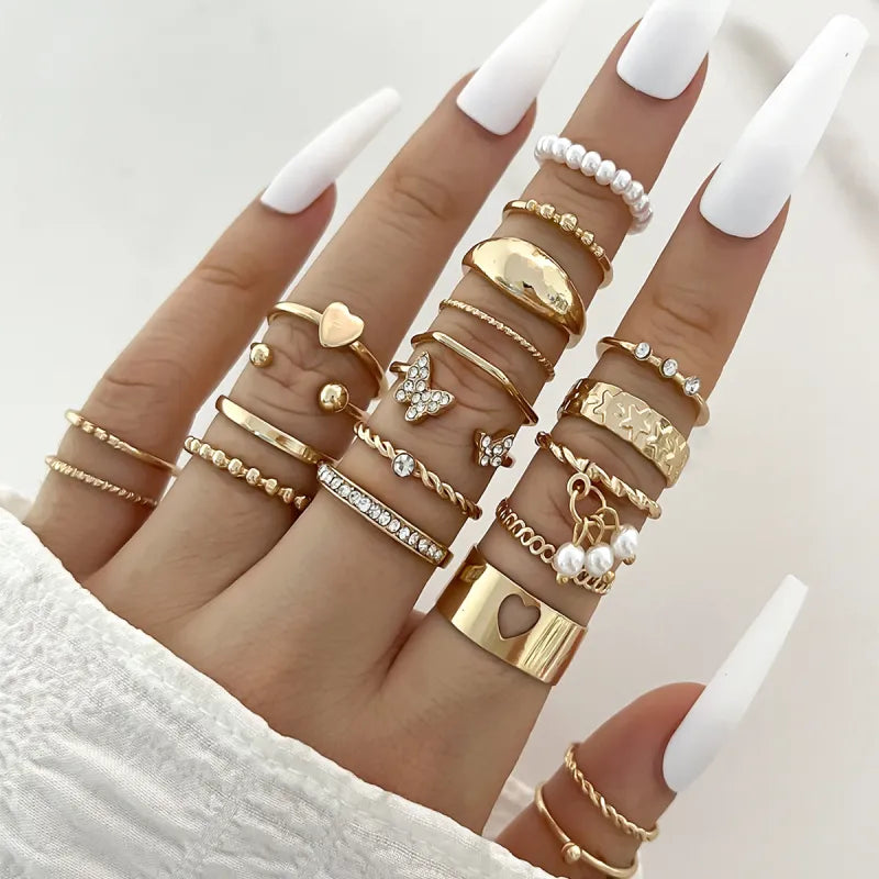 Oil Dripping Knuckle Ring Set WUNEED.store