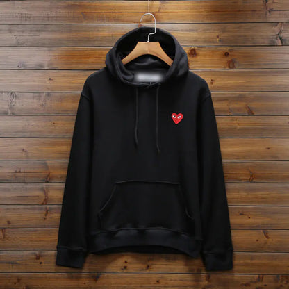 Heart Embroidery Hoodies for Men and Women