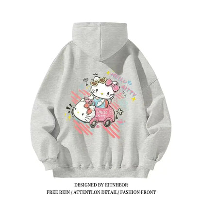 Hello Kitty Sanrio Hoodies for Boys and Girls, Y2K Style