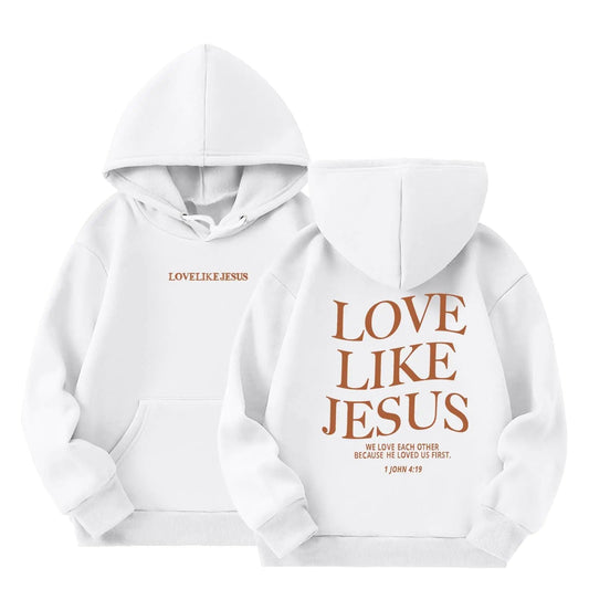 My Recent Orders Placed by Me Jesus Loves You Hoodies for Girls Letter Print Christian Sweatshirt Oversized Long Sleeve Pullover Top for 3-10 Years Cute Clothes for Girls 9-10
