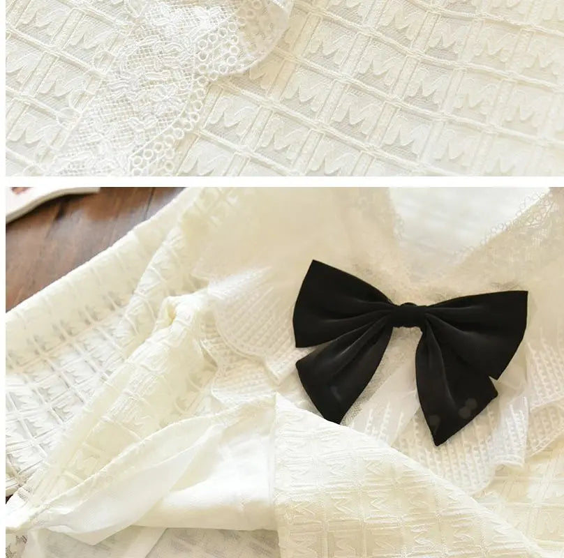 Girls' Shirt 2023 New Medium and Large Children Spring and Autumn Thin Long Sleeve Baby Shirt