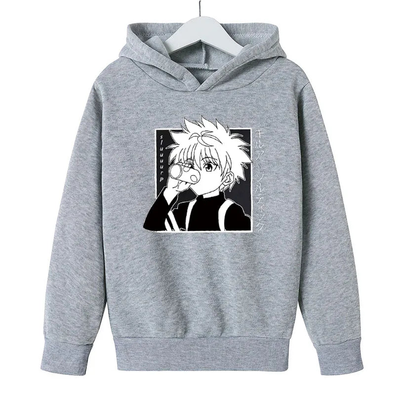 Hoodies For Girls 14 Years Old Pullover Sweatshirts For Boy  Child clothes Oversized Hoodie Anime Cotton Clothes GhostBlade