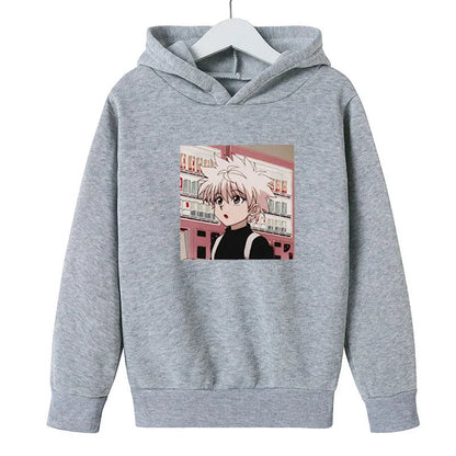 Hoodies For Girls 14 Years Old Pullover Sweatshirts For Boy  Child clothes Oversized Hoodie Anime Cotton Clothes GhostBlade