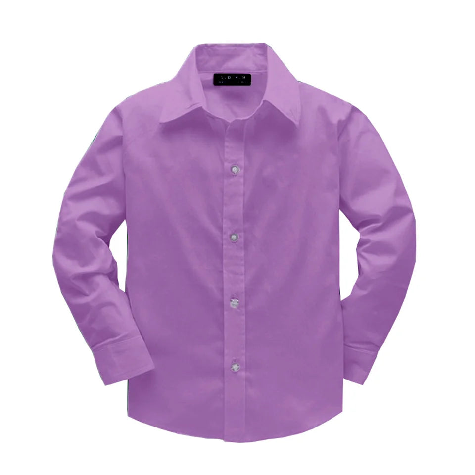 Girls shirts tops plant embroidery Pattern Clothing Kids Baby school uniform Boys Shirt Autumn Birthday Party Formal Attire Tee