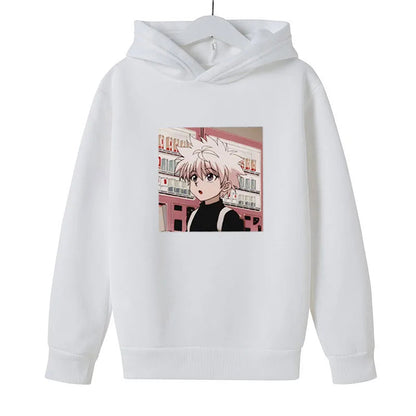 Hoodies For Girls 14 Years Old Pullover Sweatshirts For Boy  Child clothes Oversized Hoodie Anime Cotton Clothes GhostBlade