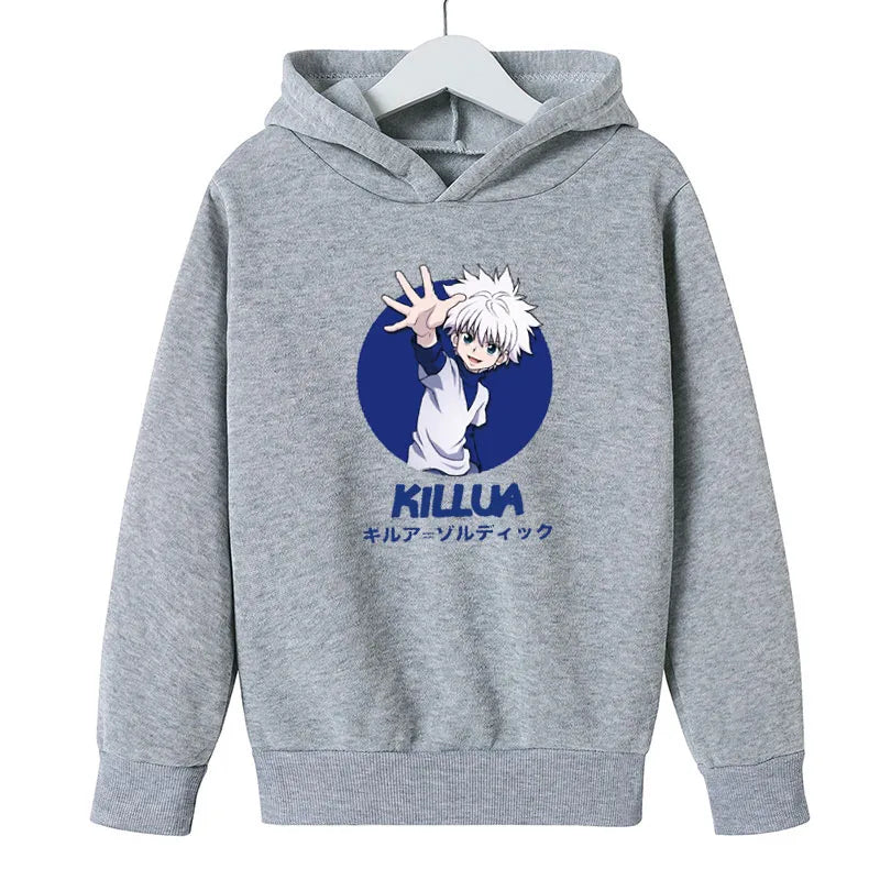 Hoodies For Girls 14 Years Old Pullover Sweatshirts For Boy  Child clothes Oversized Hoodie Anime Cotton Clothes GhostBlade