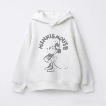 Pink Hoodies For Girls Spring Autumn Wear Long-sleeved Tops Cartoon Printed Sweatshirts Children New Design Lovely Hooded Tops WUNEED.store