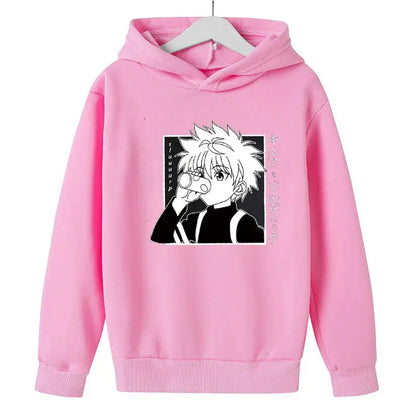 Hoodies For Girls 14 Years Old Pullover Sweatshirts For Boy  Child clothes Oversized Hoodie Anime Cotton Clothes GhostBlade