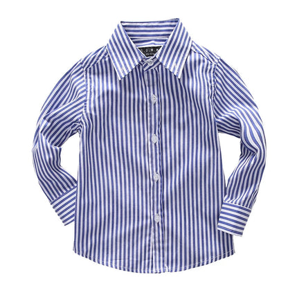 Girls shirts tops plant embroidery Pattern Clothing Kids Baby school uniform Boys Shirt Autumn Birthday Party Formal Attire Tee