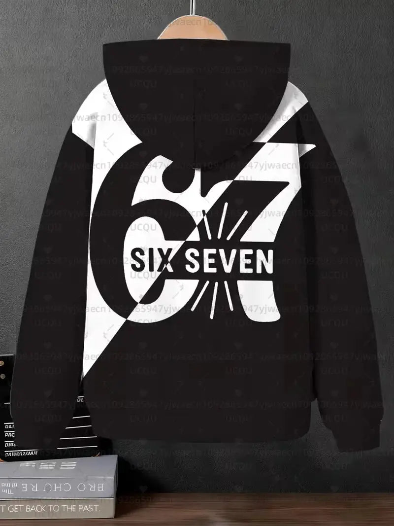 Hoodies For Kids 67 Six Seven Italian Brain Rot Math Joke Tops Y2k Game Saying Zipper Clothes Graphic Y2k Children's Hoodies