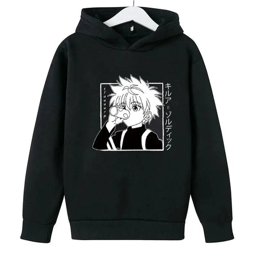 Hoodies For Girls 14 Years Old Pullover Sweatshirts For Boy  Child clothes Oversized Hoodie Anime Cotton Clothes GhostBlade