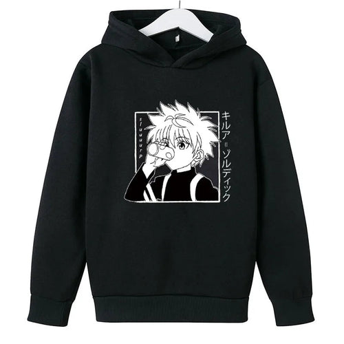 Hoodies For Girls 14 Years Old Pullover Sweatshirts For Boy  Child clothes Oversized Hoodie Anime Cotton Clothes GhostBlade