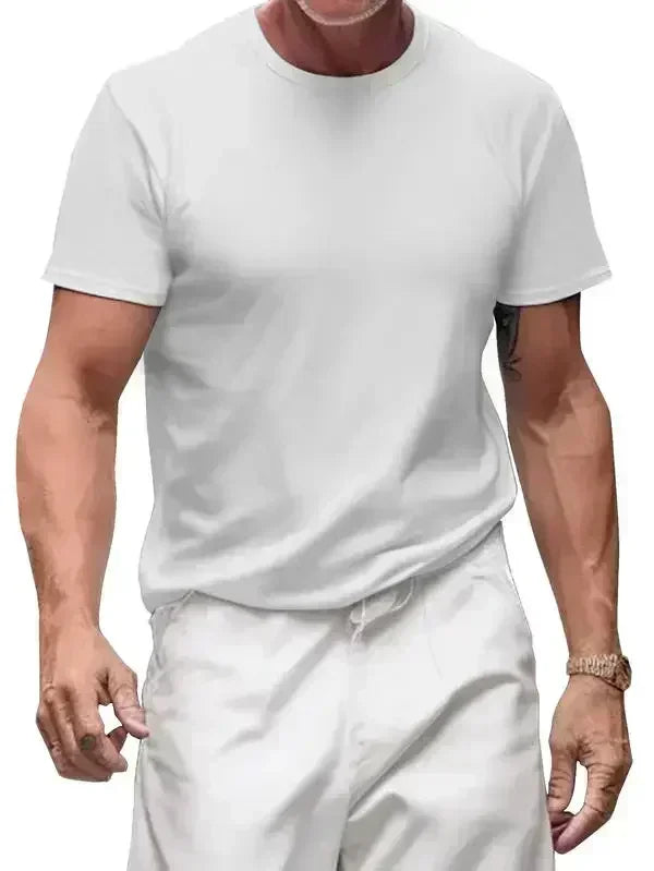 2025summer New Lee Star-like Classic Letter Print Female Student Couple Loose and Heavy Pure Cotton Short-sleeved T-shirts