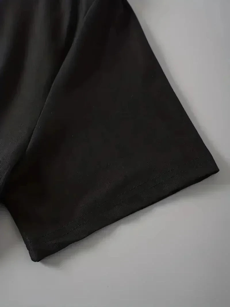 2025 Slayer God Hates Us All T-Shirt Peripheral Pattern Printing Summer Luxury Brand Cotton Men's and Women's T-Shirts