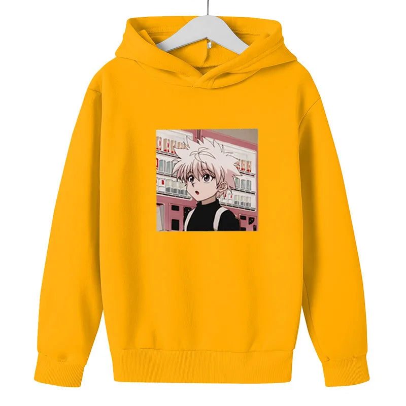 Hoodies For Girls 14 Years Old Pullover Sweatshirts For Boy  Child clothes Oversized Hoodie Anime Cotton Clothes GhostBlade