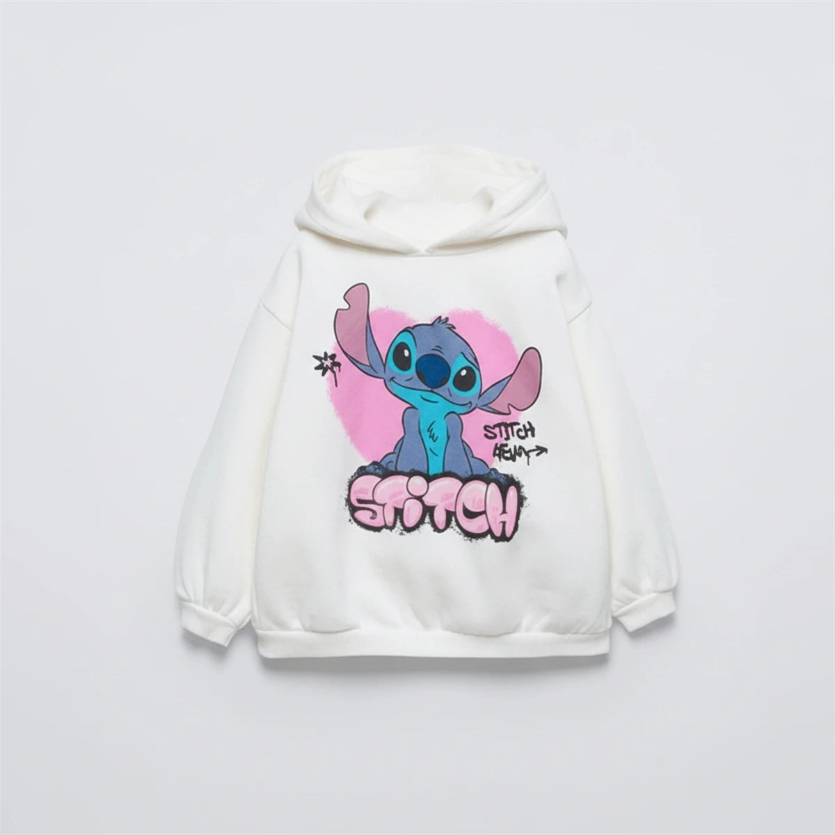 Pink Hoodies For Girls Spring Autumn Wear Long-sleeved Tops Cartoon Printed Sweatshirts Children New Design Lovely Hooded Tops WUNEED.store