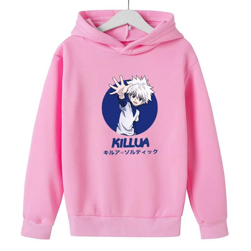 Hoodies For Girls 14 Years Old Pullover Sweatshirts For Boy  Child clothes Oversized Hoodie Anime Cotton Clothes GhostBlade