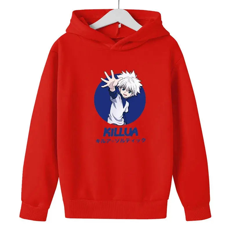 Hoodies For Girls 14 Years Old Pullover Sweatshirts For Boy  Child clothes Oversized Hoodie Anime Cotton Clothes GhostBlade