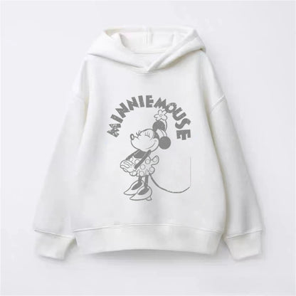 Pink Hoodies For Girls Spring Autumn Wear Long-sleeved Tops Cartoon Printed Sweatshirts Children New Design Lovely Hooded Tops WUNEED.store