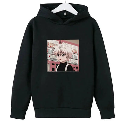 Hoodies For Girls 14 Years Old Pullover Sweatshirts For Boy  Child clothes Oversized Hoodie Anime Cotton Clothes GhostBlade