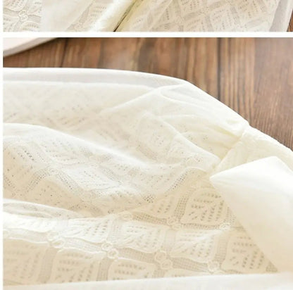 Girls' Shirt 2023 New Medium and Large Children Spring and Autumn Thin Long Sleeve Baby Shirt