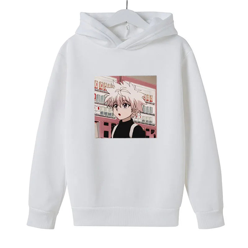 Hoodies For Girls 14 Years Old Pullover Sweatshirts For Boy  Child clothes Oversized Hoodie Anime Cotton Clothes GhostBlade