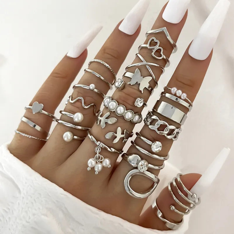 Oil Dripping Knuckle Ring Set WUNEED.store