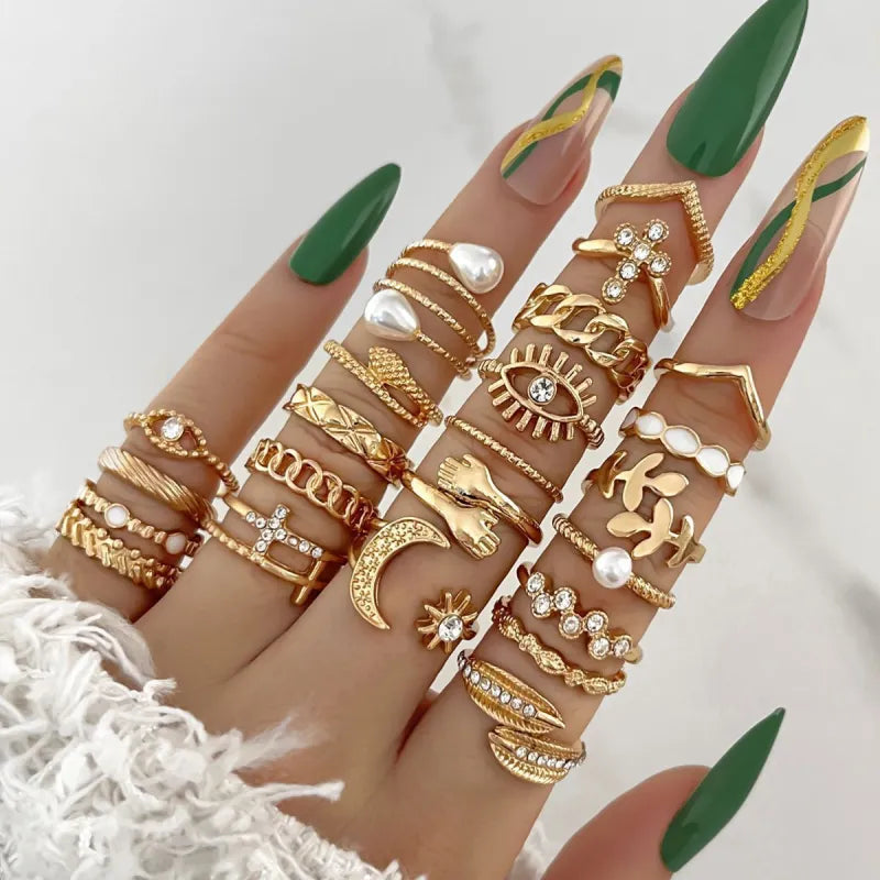 Oil Dripping Knuckle Ring Set WUNEED.store