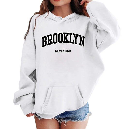 My Recent Orders Hoodies for Teen Girls Autumn Fashion Letter Print Preppy Sweatshirt Comfortable Pullover Sweater with Pockets